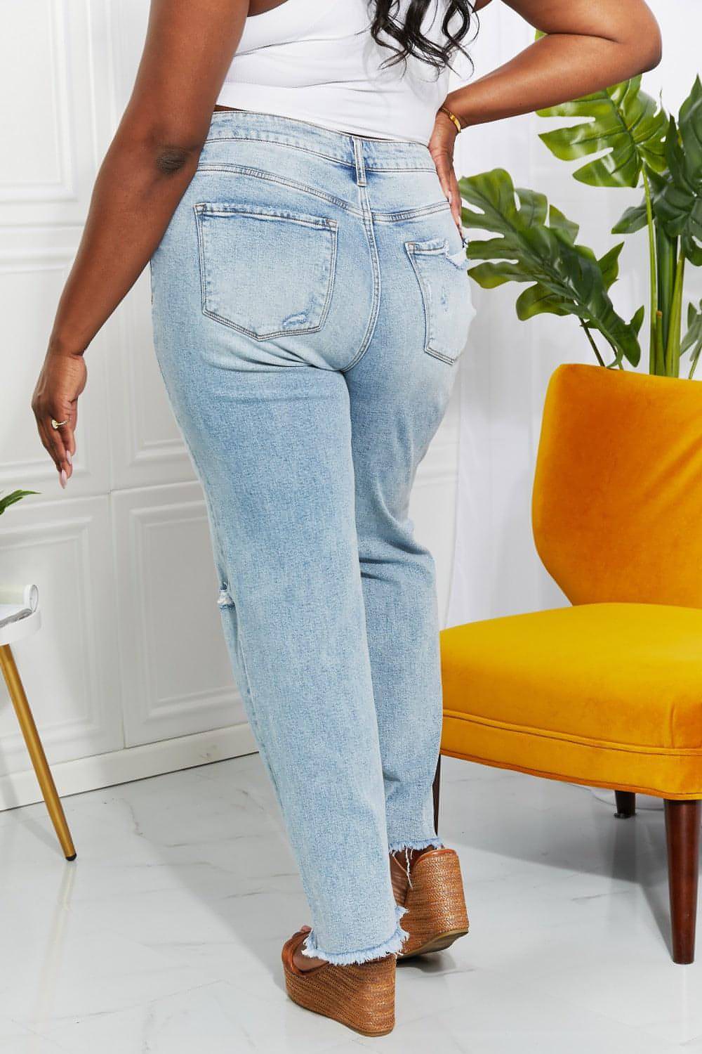 Vervet by Flying Monkey – Allie – Dad-Jeans in voller Größe im 90er-Stil