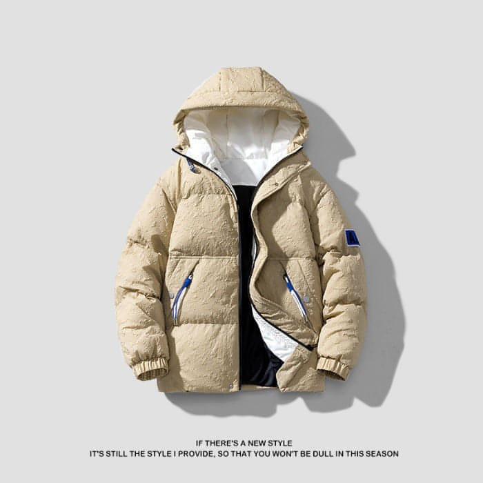Winter Thermal Cotton-Padded Jacket for Men – Heavyweight Warmth, Urban Style