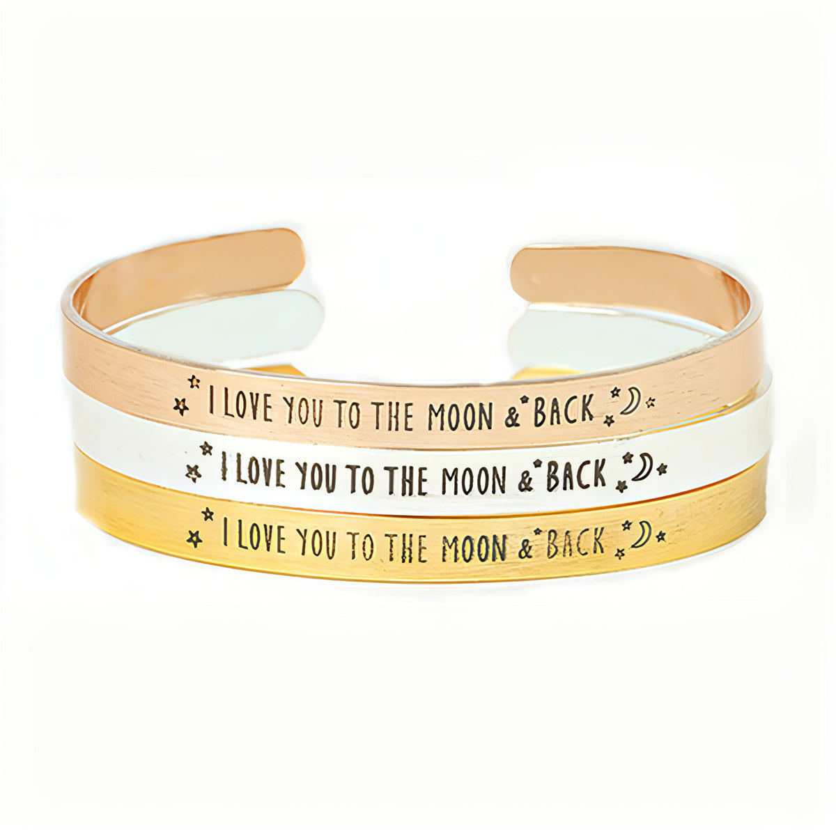 💖 Personalized Adjustable Cuff Bracelet – Your Words, Your Style