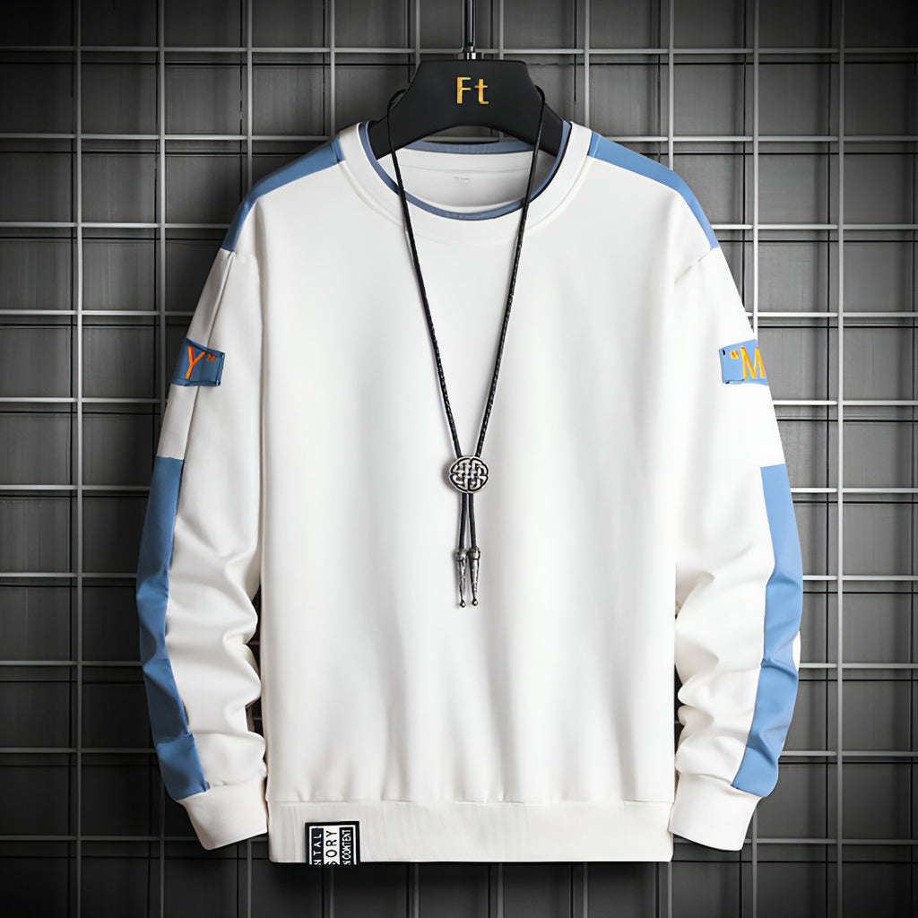 Men's Spring &amp; Autumn Casual Sports Round Neck Sweater