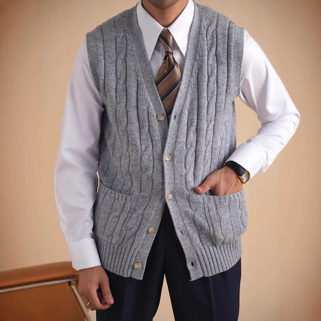 Aoyang Wollweste Pullover Herbst und Winter