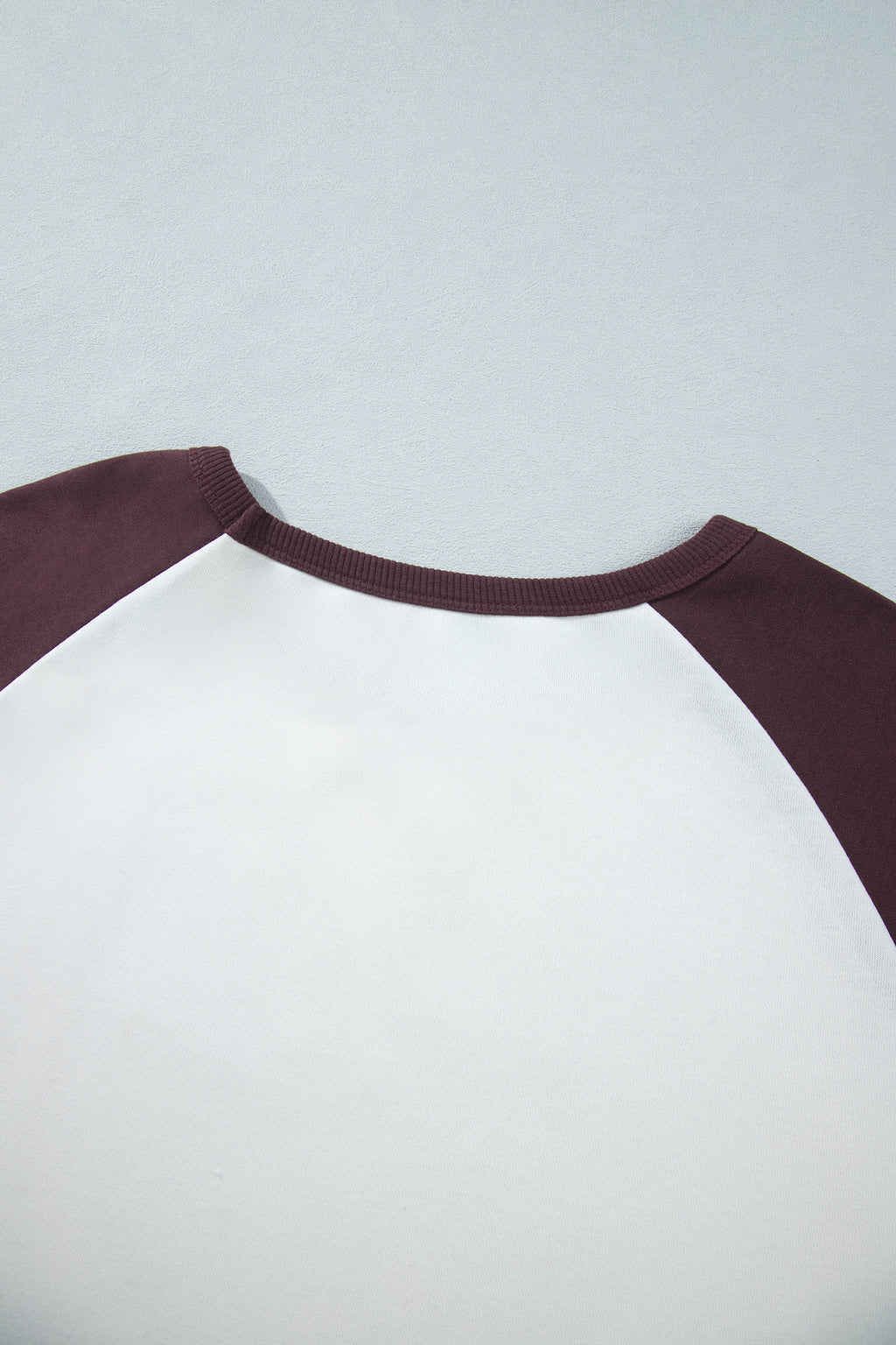 Beige Leopard Print Colorblock Round Neck Long Sleeve Plus Size Blouse