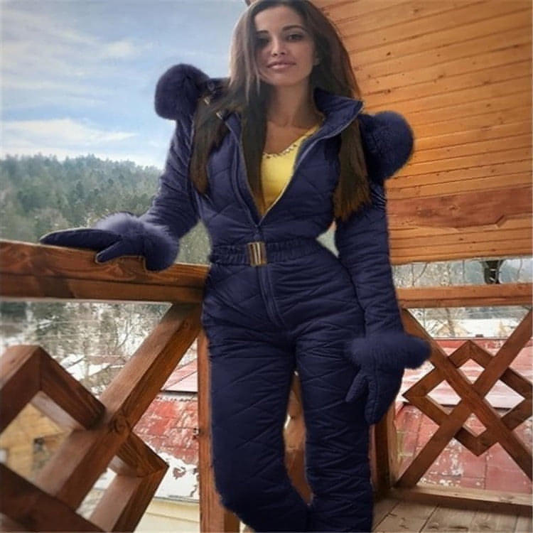 Winter Outdoor Fashion Ski Suit for Women – Warmth & Freedom on the Slopes