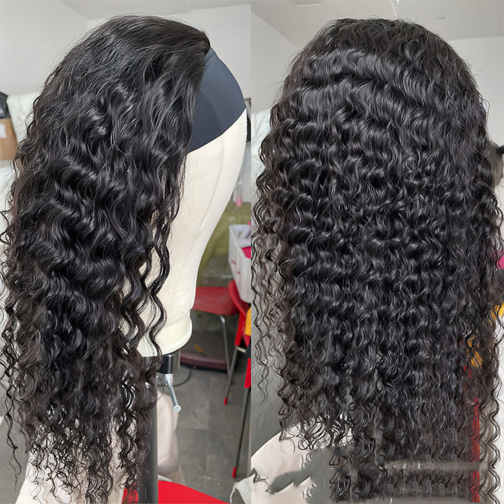 LuxeFlow Hair Natural Color Full Real Hair Wig Cover