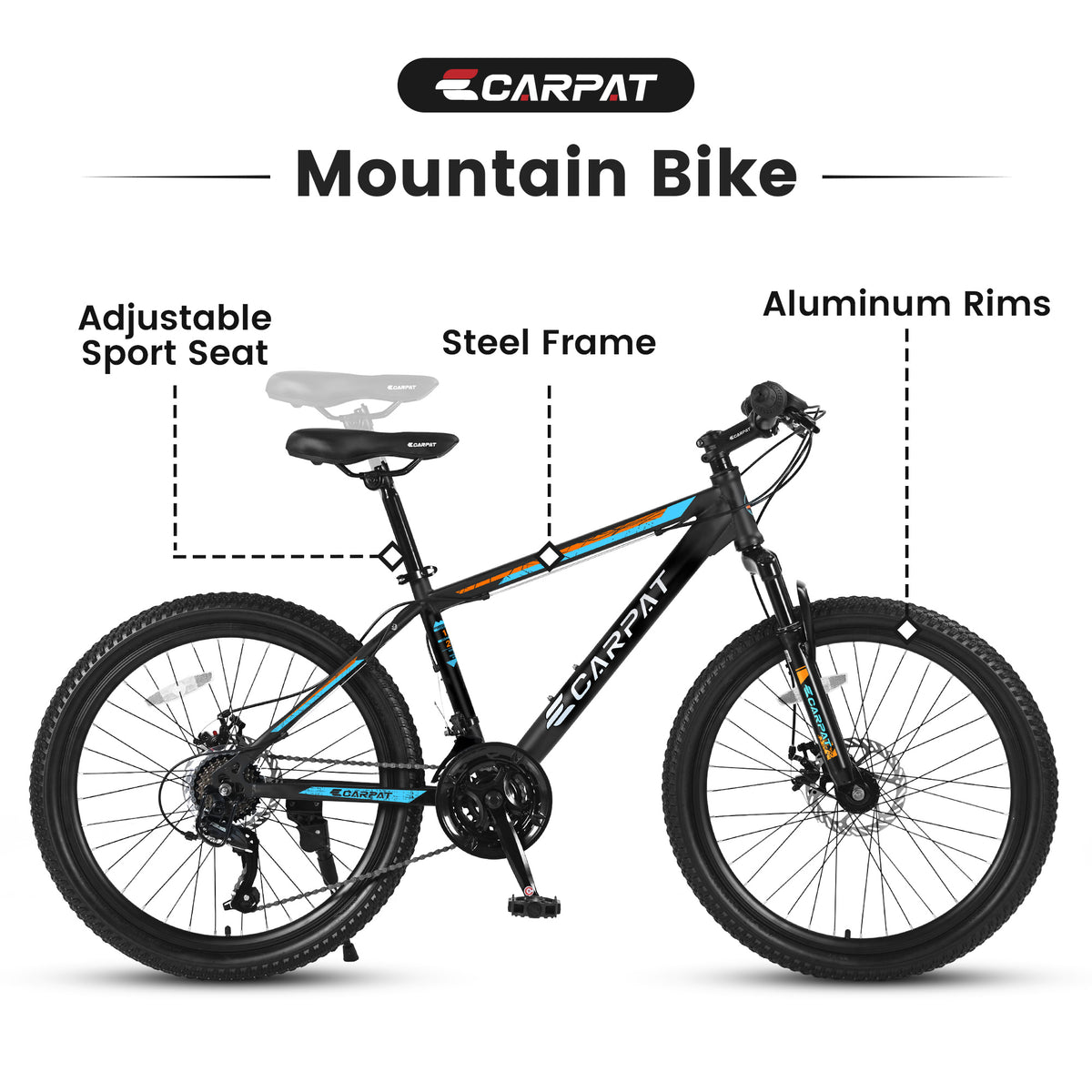 TrailStar™ – 26" Shimano 21-Speed Mountain Bike (Teen)