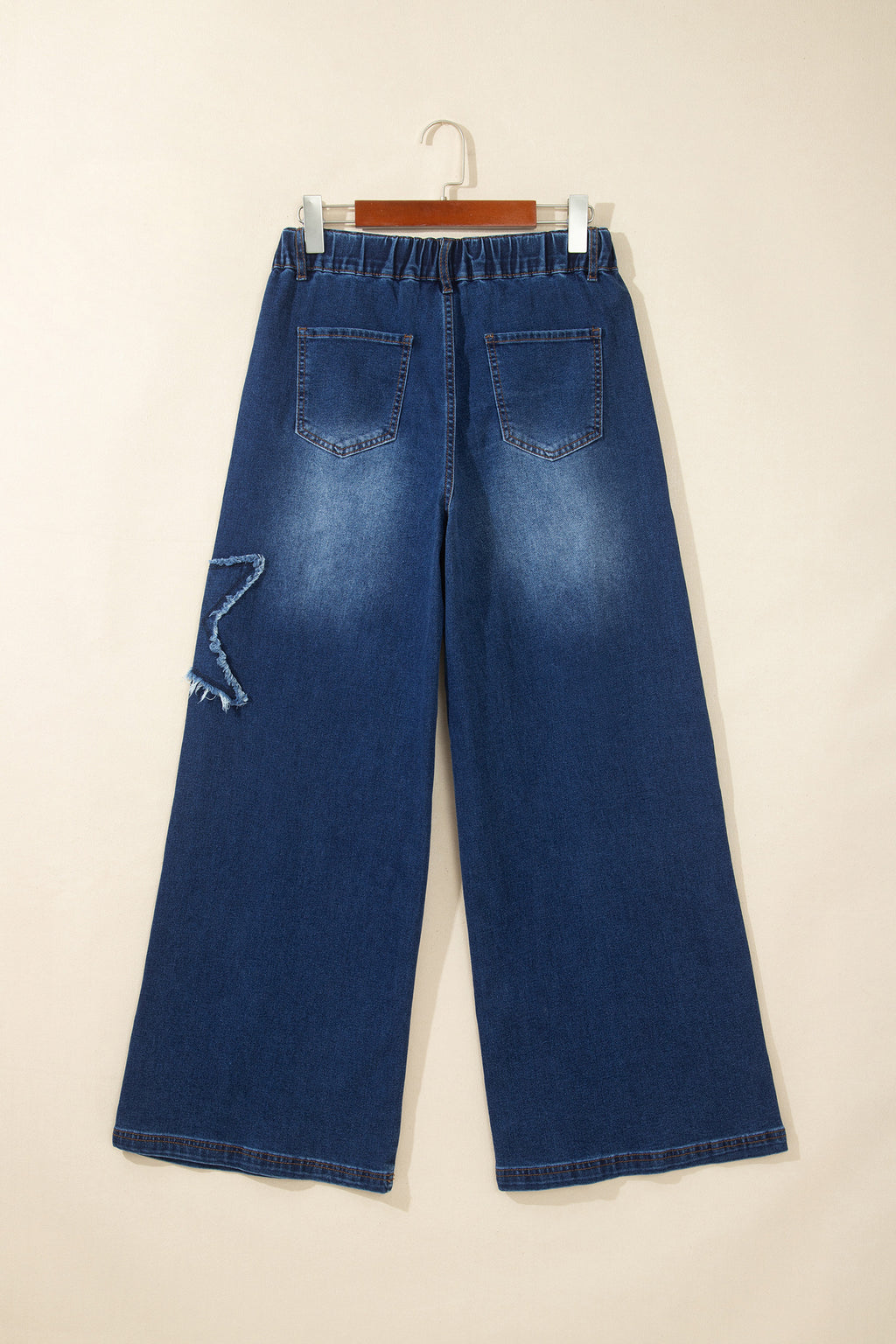 Ashleigh Blue Star Decorated Wide Leg Jeans