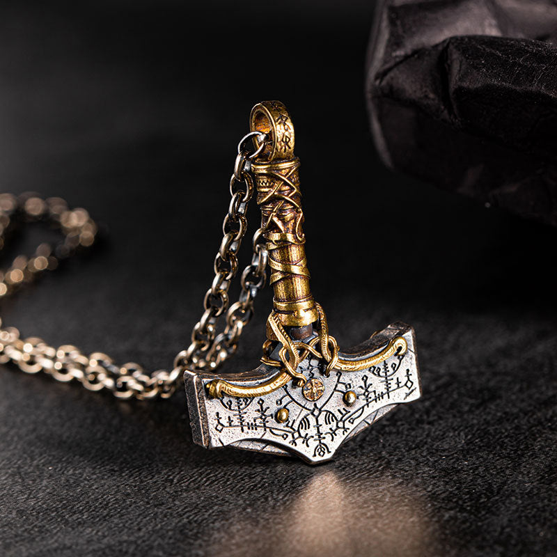 ⚜️ HF™ – Carved Silver Pendant | Heritage Edition