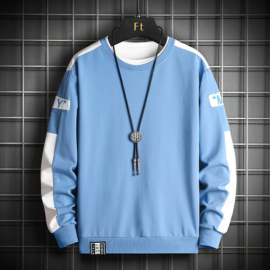 Men's Spring &amp; Autumn Casual Sports Round Neck Sweater