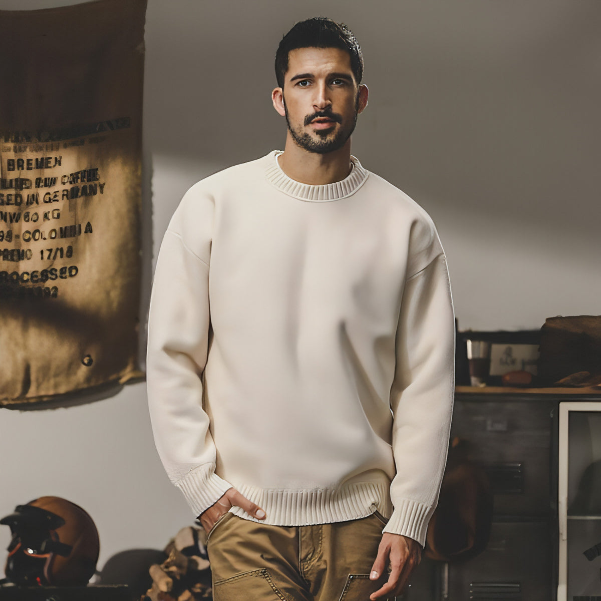 A.1 Herren Inner Wear Base Strickpullover