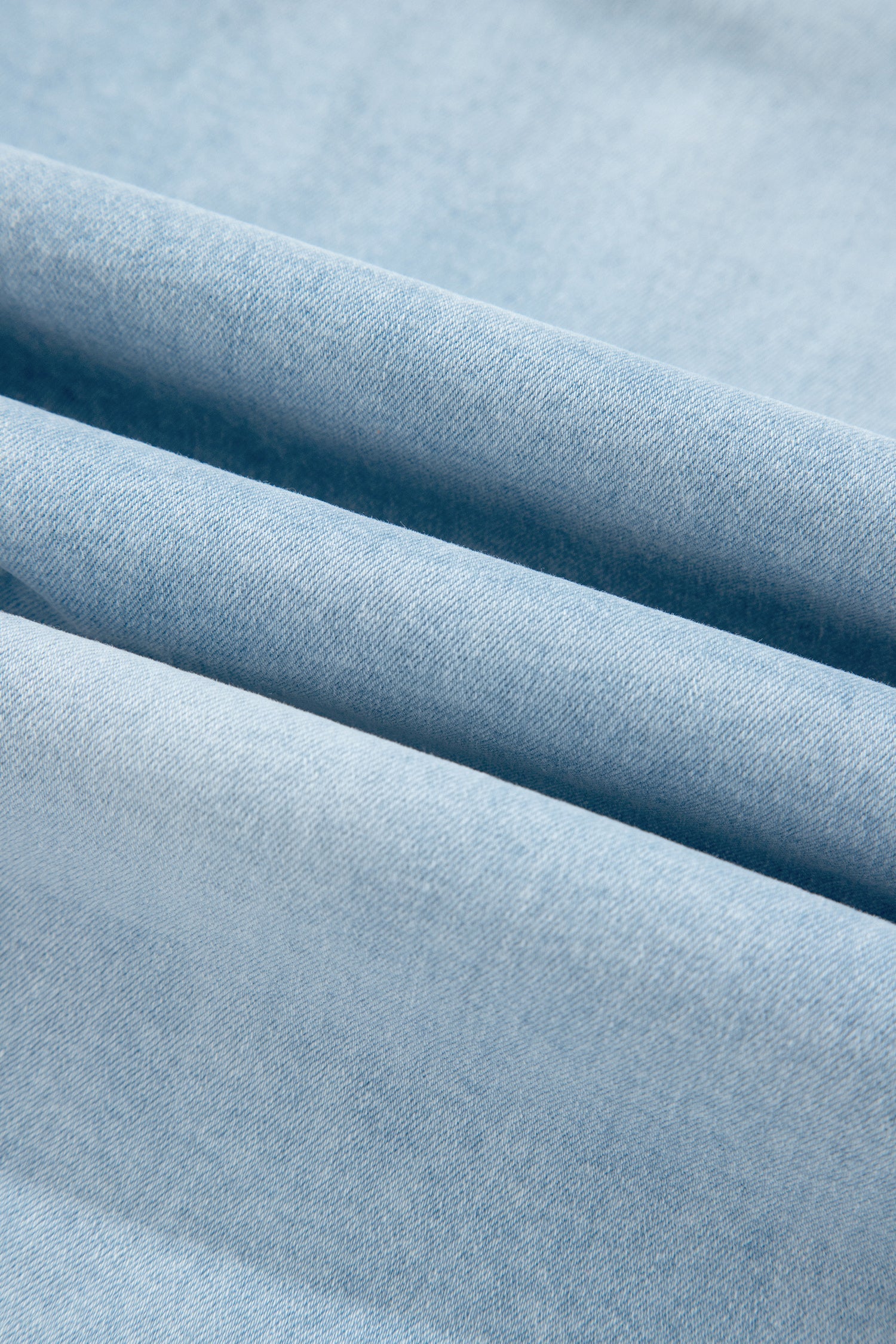 Beau Blue Plus Size Seam Detail Patch Pocket Raw Cut Shift Jeans