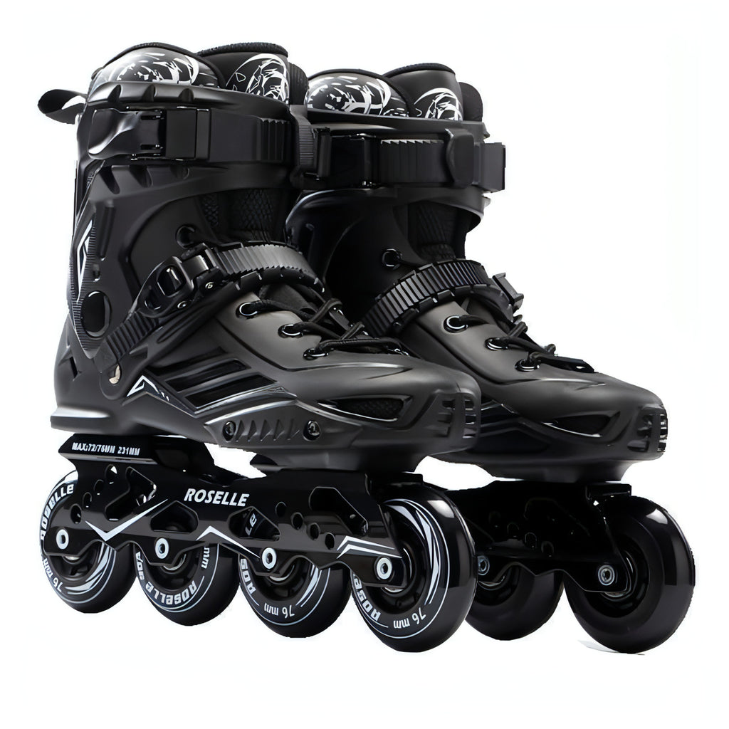 Inline-Rollschuhlaufen für Erwachsene, Anfänger, schicke flache Schuhe