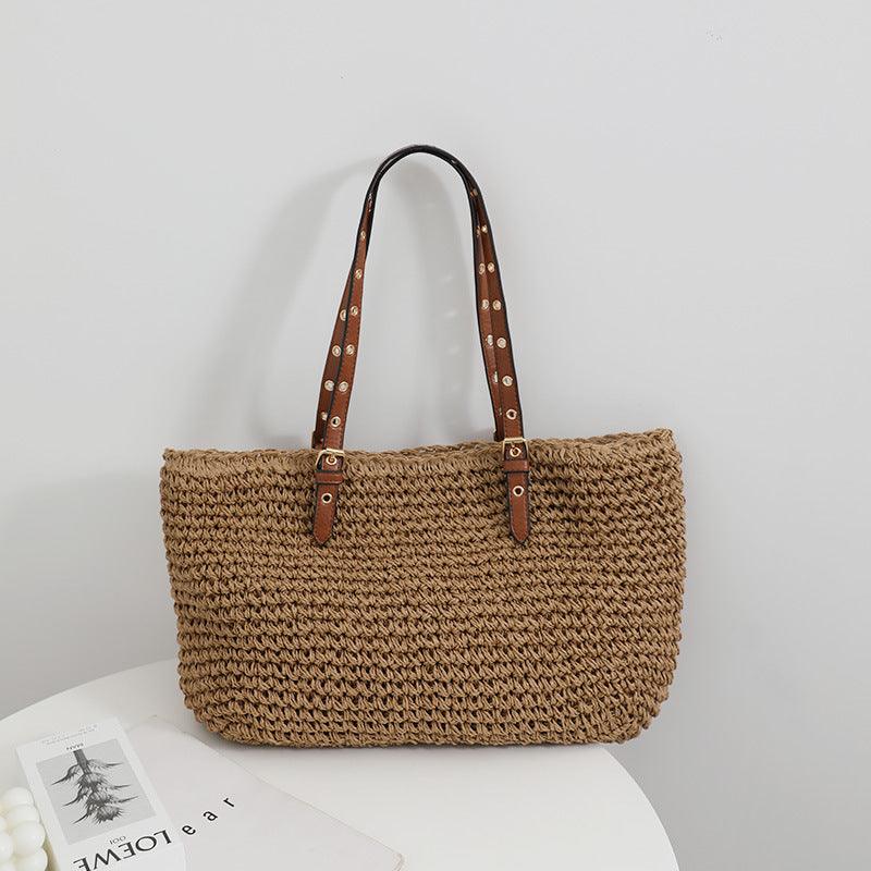 TerraWeave™ Tote – Natural Woven Edition