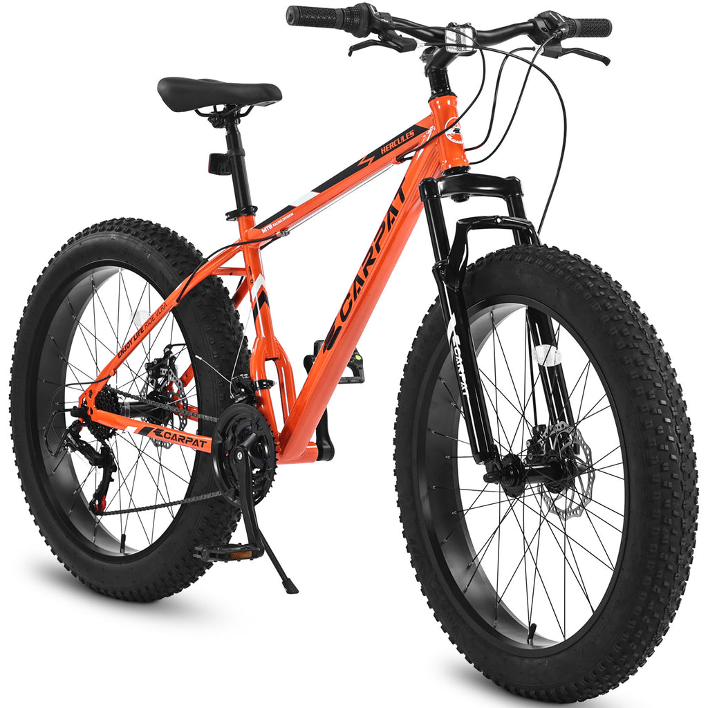 TerraForce™ Ruff-Ryde – 26" Fat Tire Mountain Bike (21-Speed, Full Suspension)