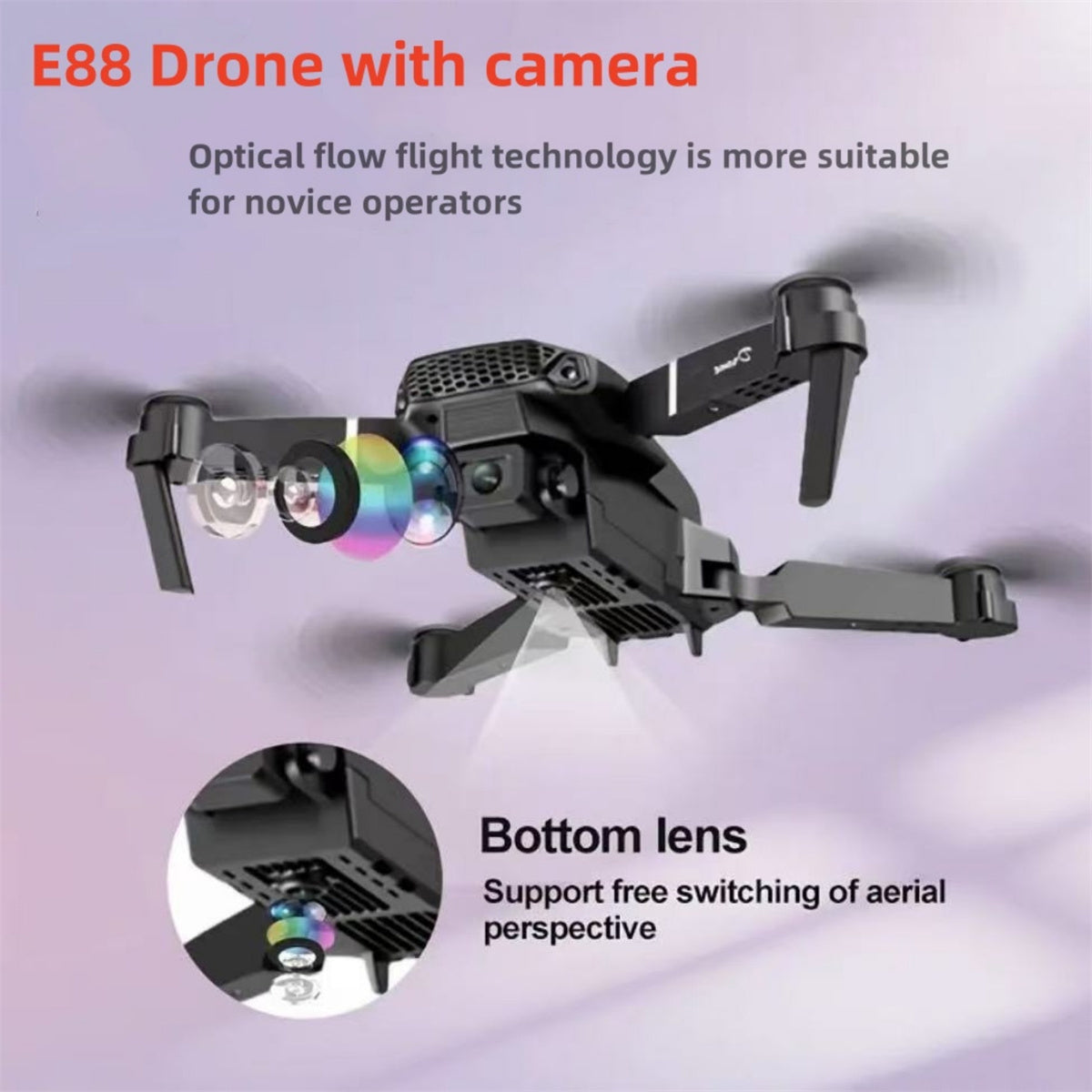 SkyCapture™ – Foldable Smart Camera Drone with 1 Battery (US Warehouse)