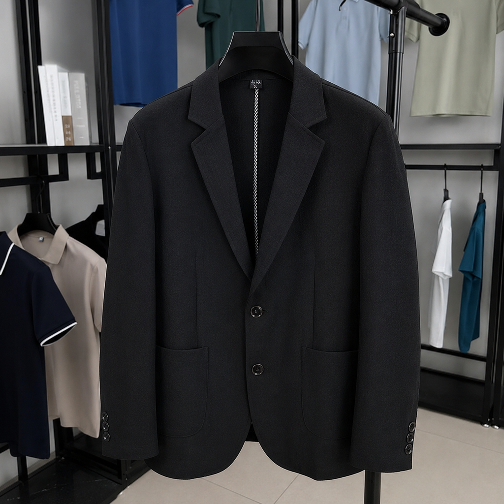 VELMONT™ Heritage Linen Blend Business Blazer – Premium Smart Casual Jacket