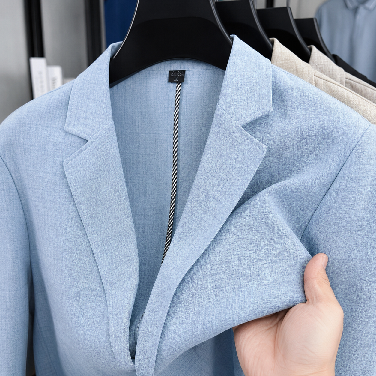VELMONT™ Heritage Linen Blend Business Blazer – Premium Smart Casual Jacket