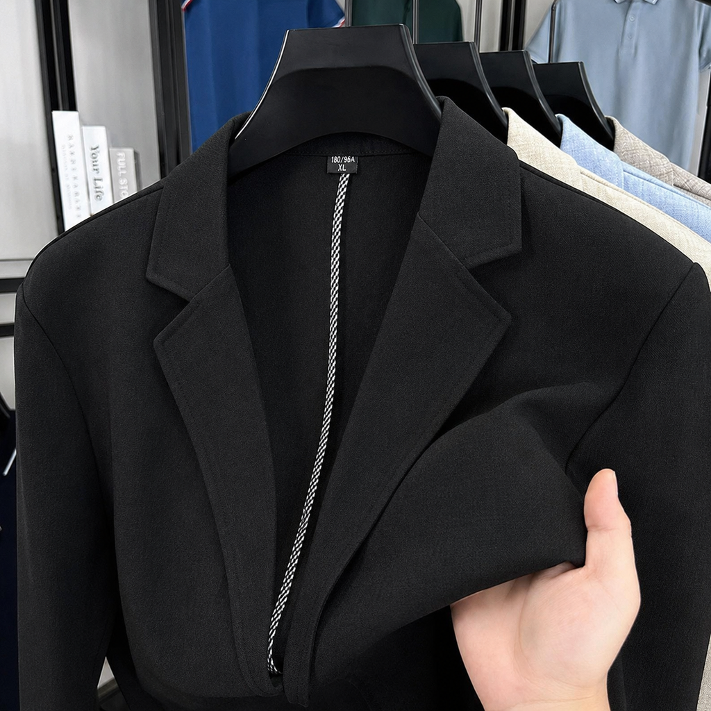 VELMONT™ Heritage Linen Blend Business Blazer – Premium Smart Casual Jacket