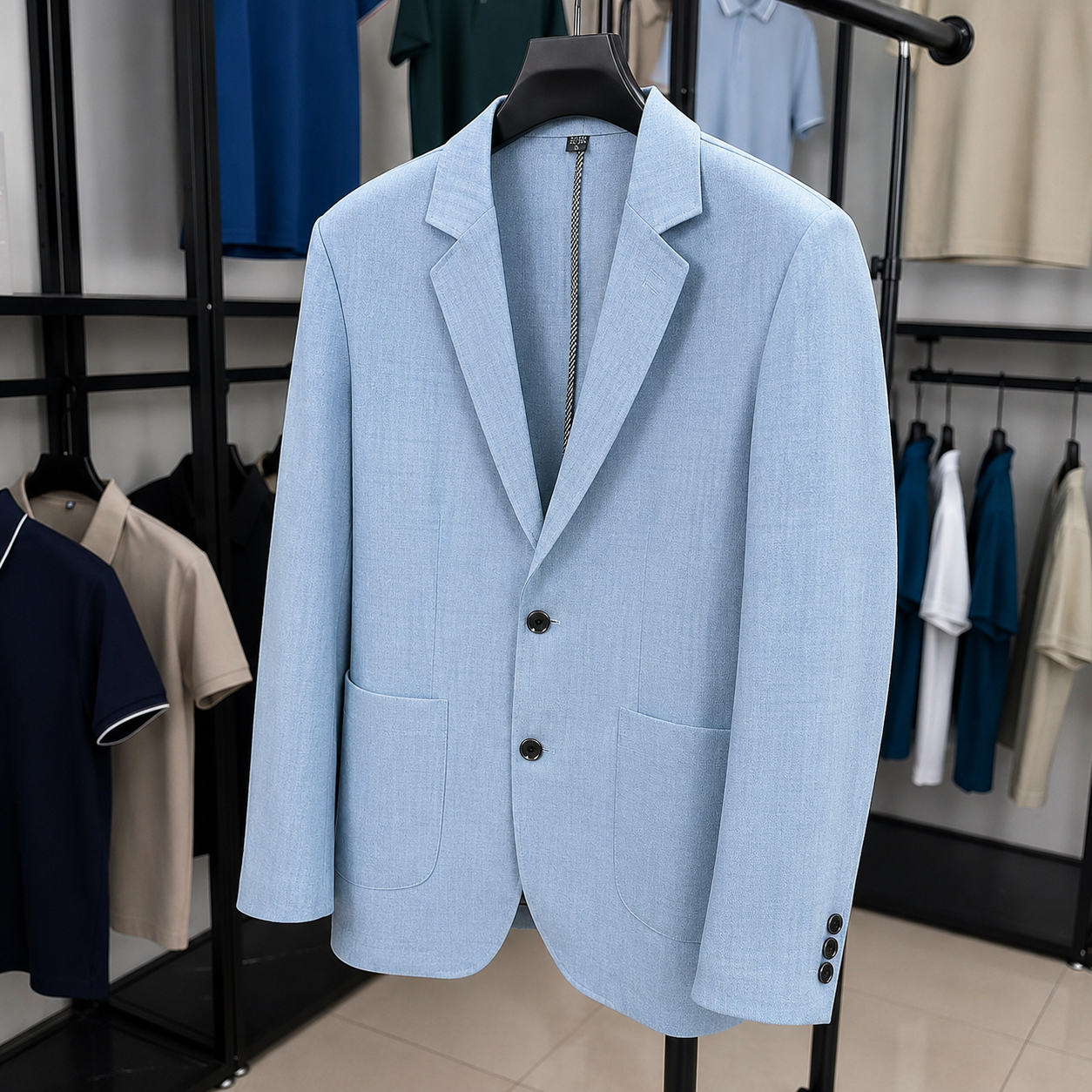 VELMONT™ Heritage Linen Blend Business Blazer – Premium Smart Casual Jacket