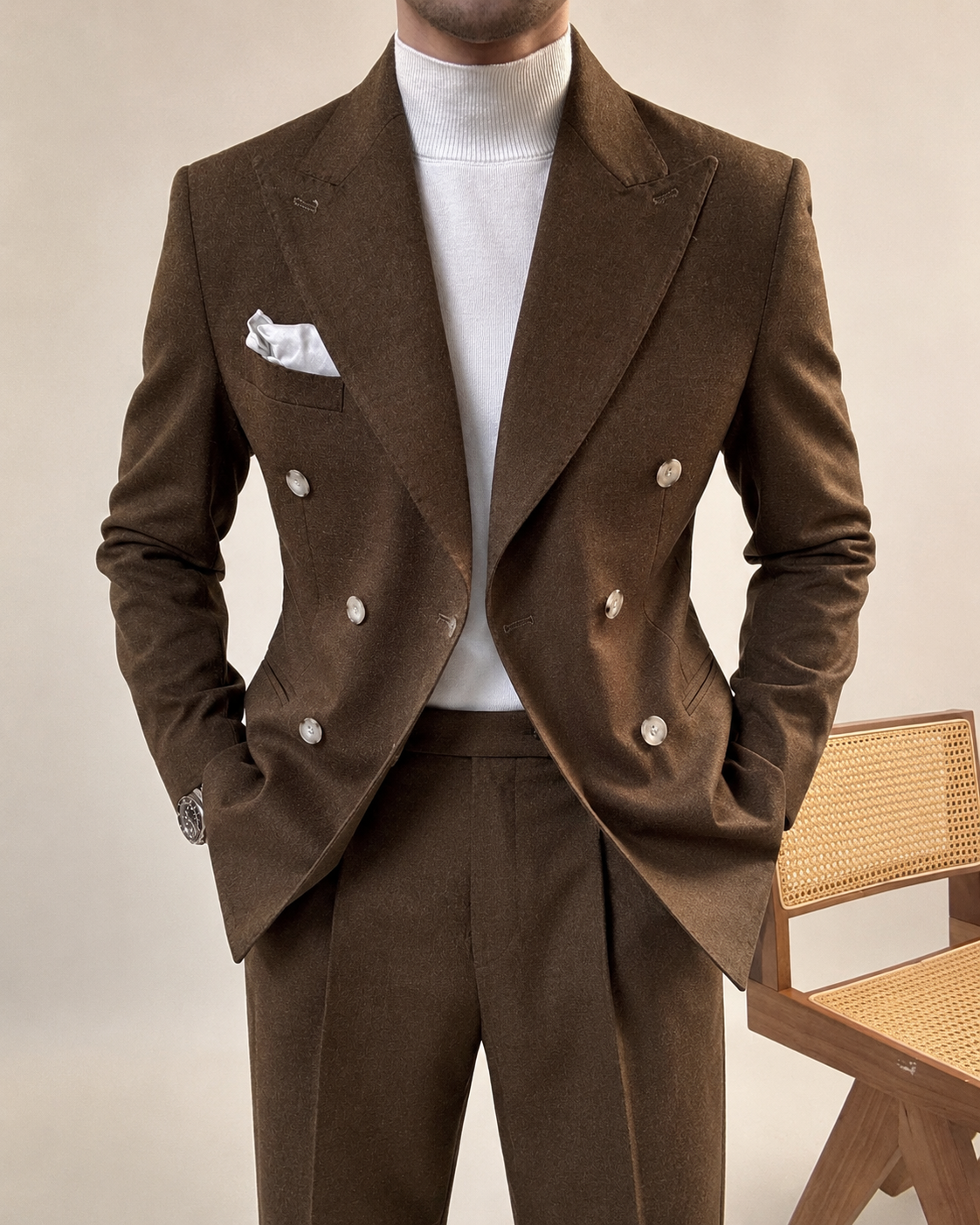 Toscarelli™ – Italian Double-Breasted Spring Suit