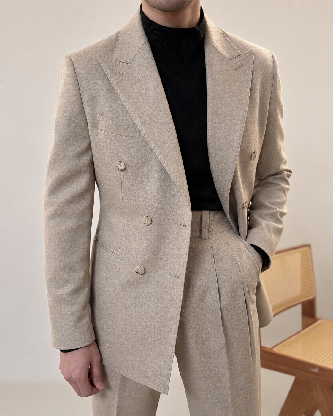 Toscarelli™ – Italian Double-Breasted Spring Suit