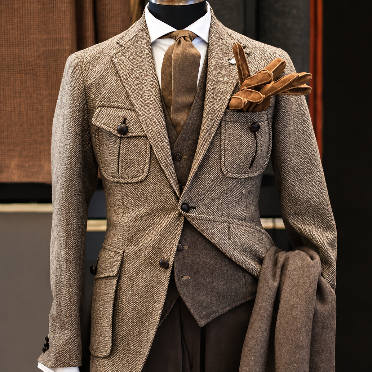 Lazario™ – Casual Three-Piece Slim Fit Suit
