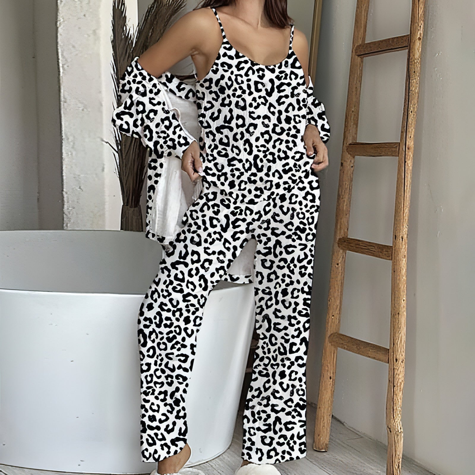 Women's Pajama Suit Casual Breathable Comfortable