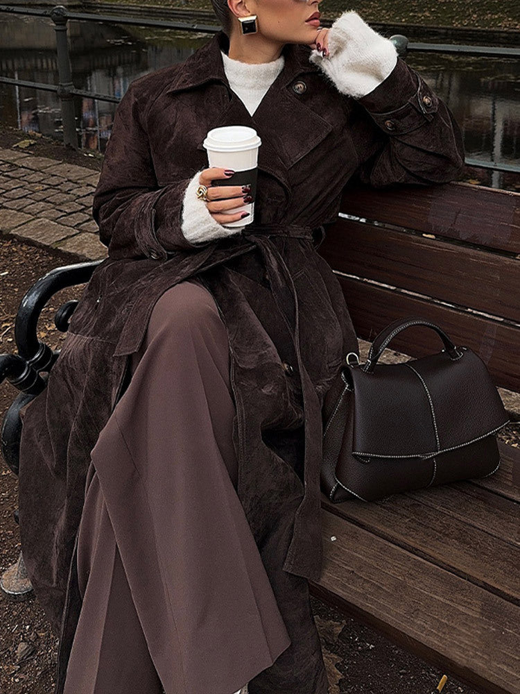 Vintage Brown Slim Coat – Haute Edition 25