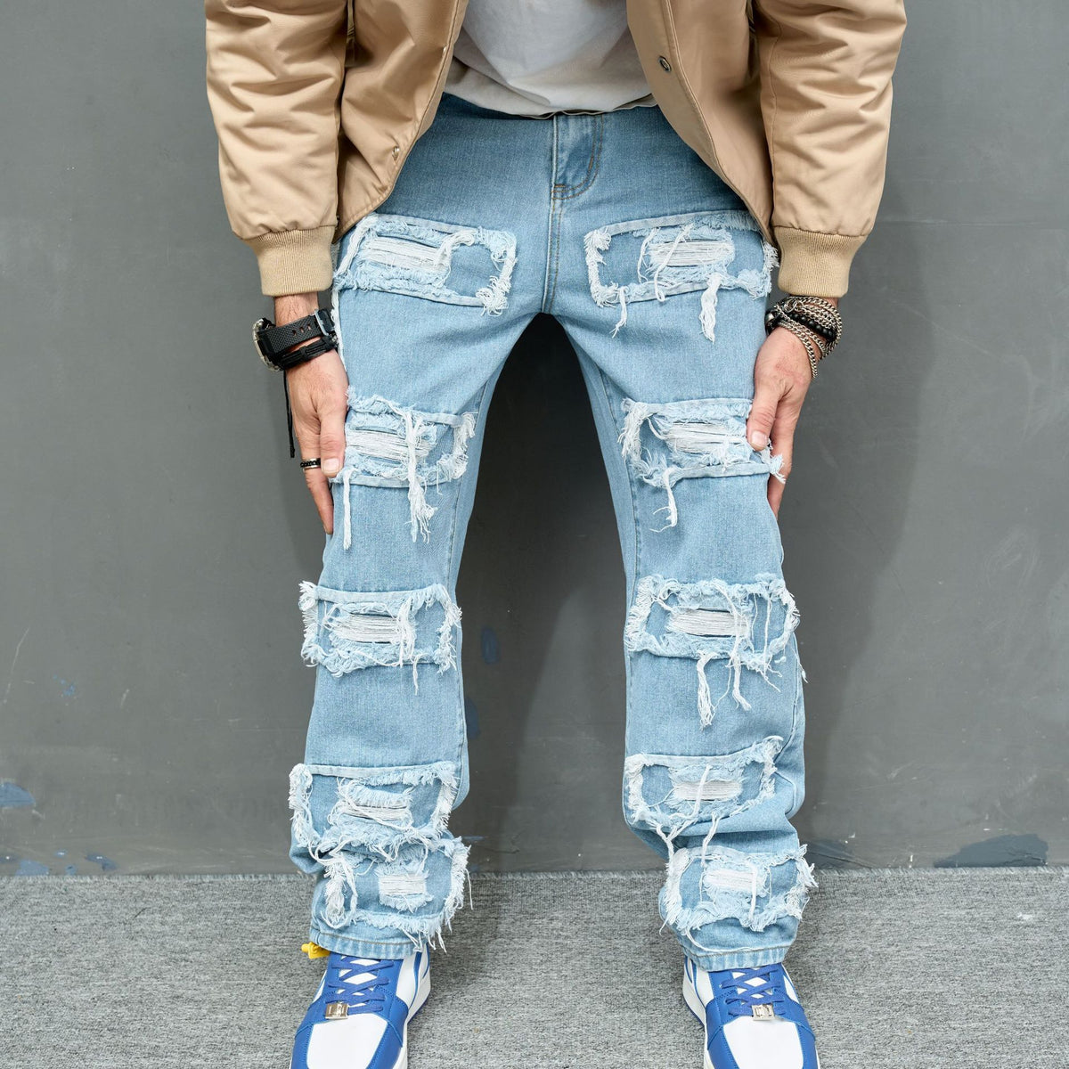 MetroFlex™ Men's Worn Stretch Slim Fit Jeans – Timeless Fit & Modern Comfort