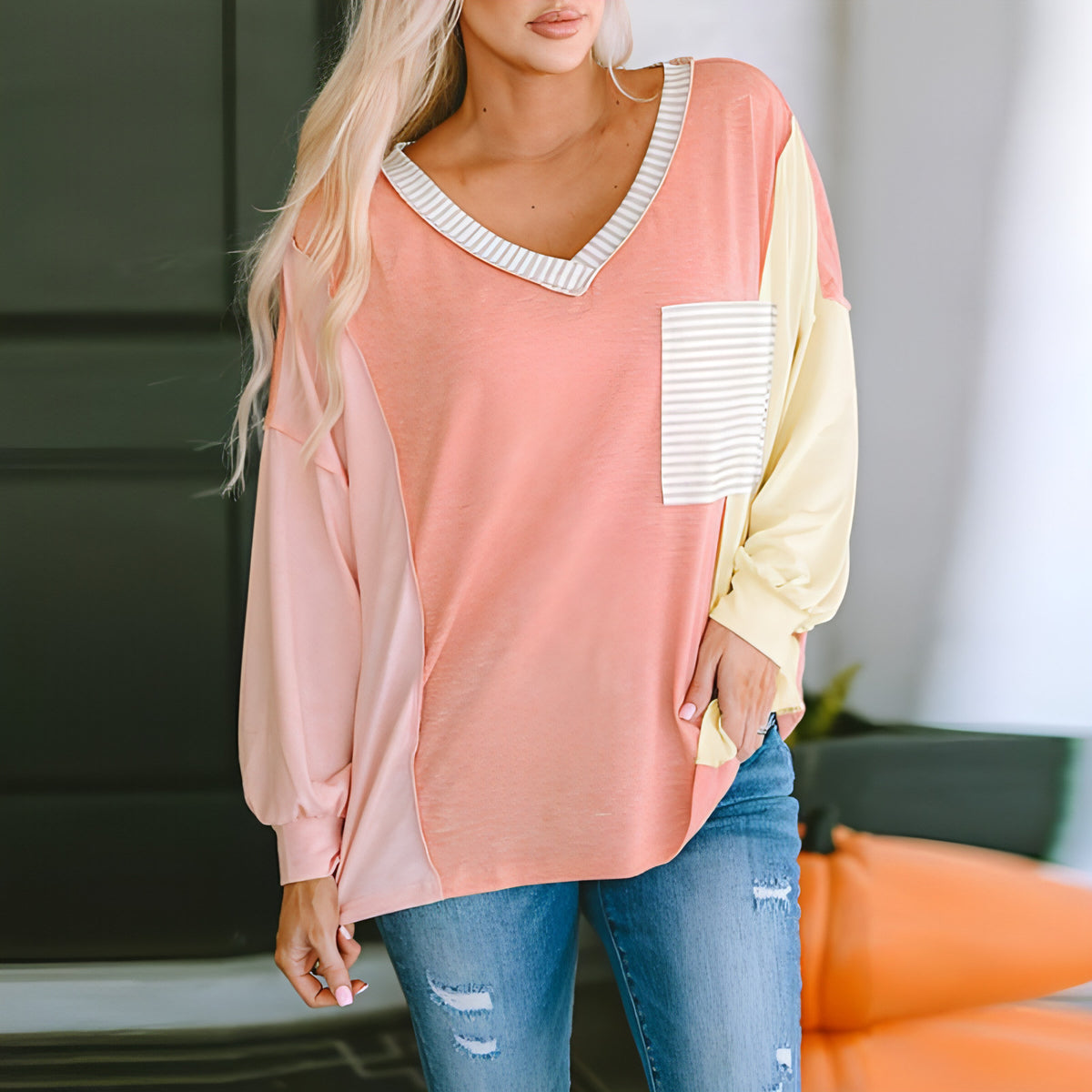 Striped Comfort Hoodie – Casual Chic Edition