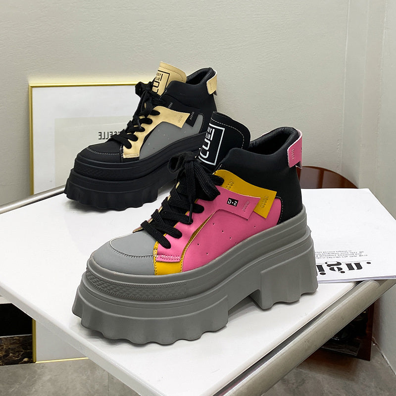 ALLFASHION™ – AltRise Chunky High-Top Platform Sneakers