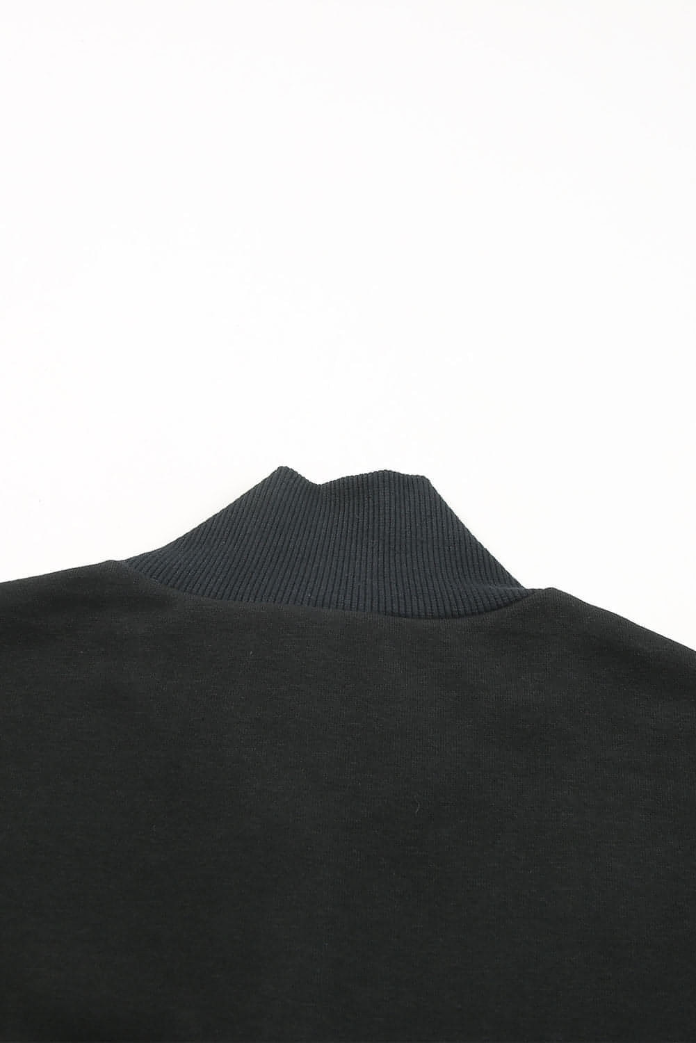 Черная повседневная высокая шейка Henley Top и короткий наряд