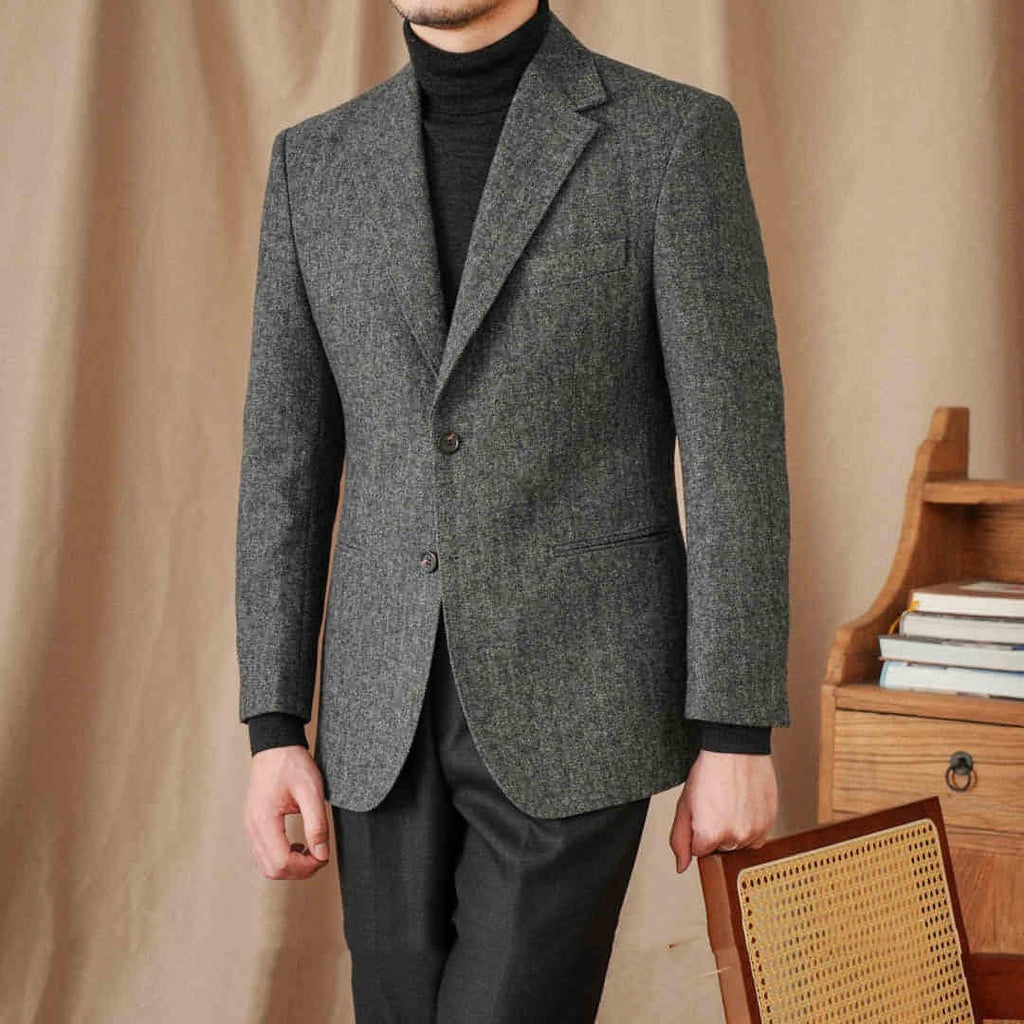 Slim passend in Japanse stijl All-matching warm pak voor mannen