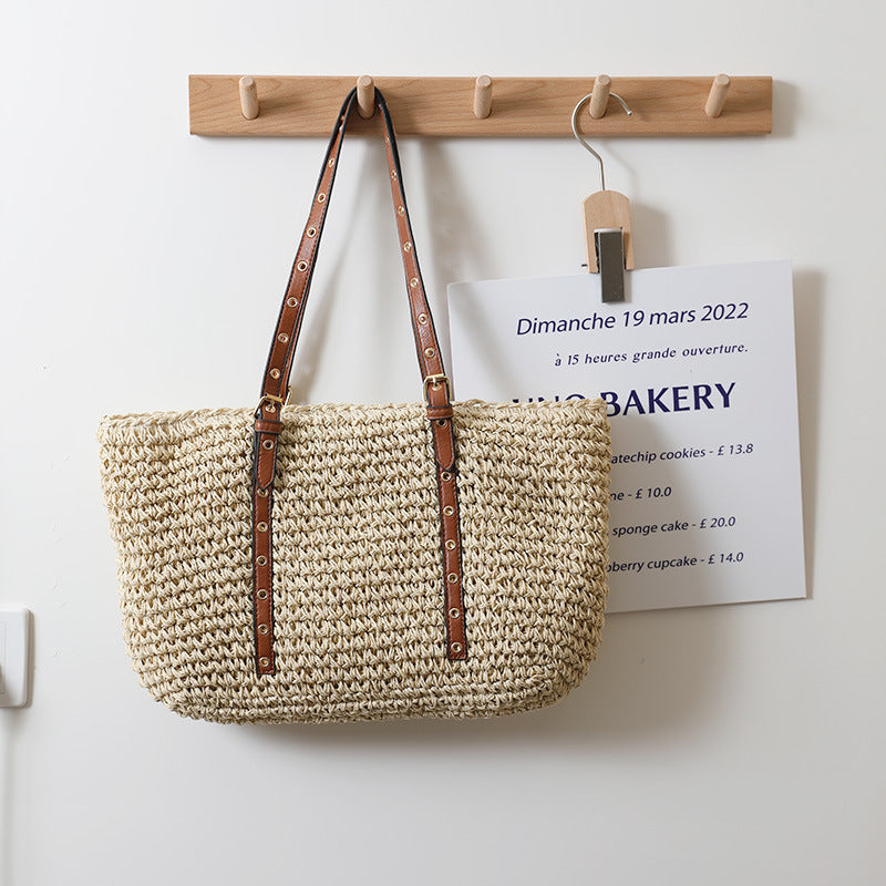 TerraWeave™ Tote – Natural Woven Edition