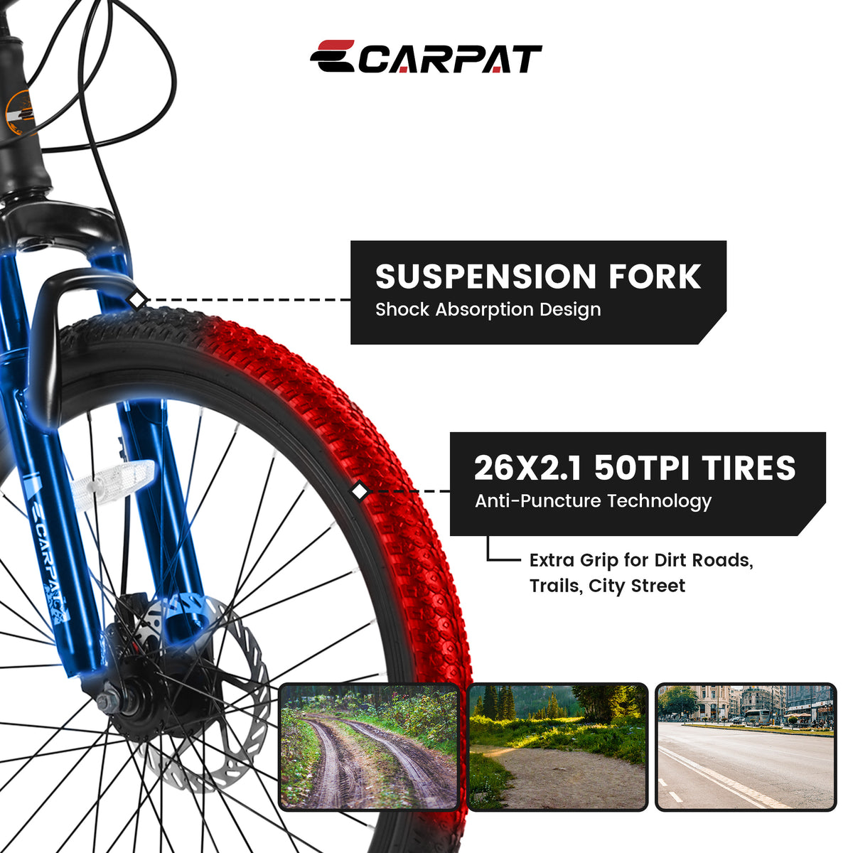 TrailStar™ – 26" Shimano 21-Speed Mountain Bike (Teen)