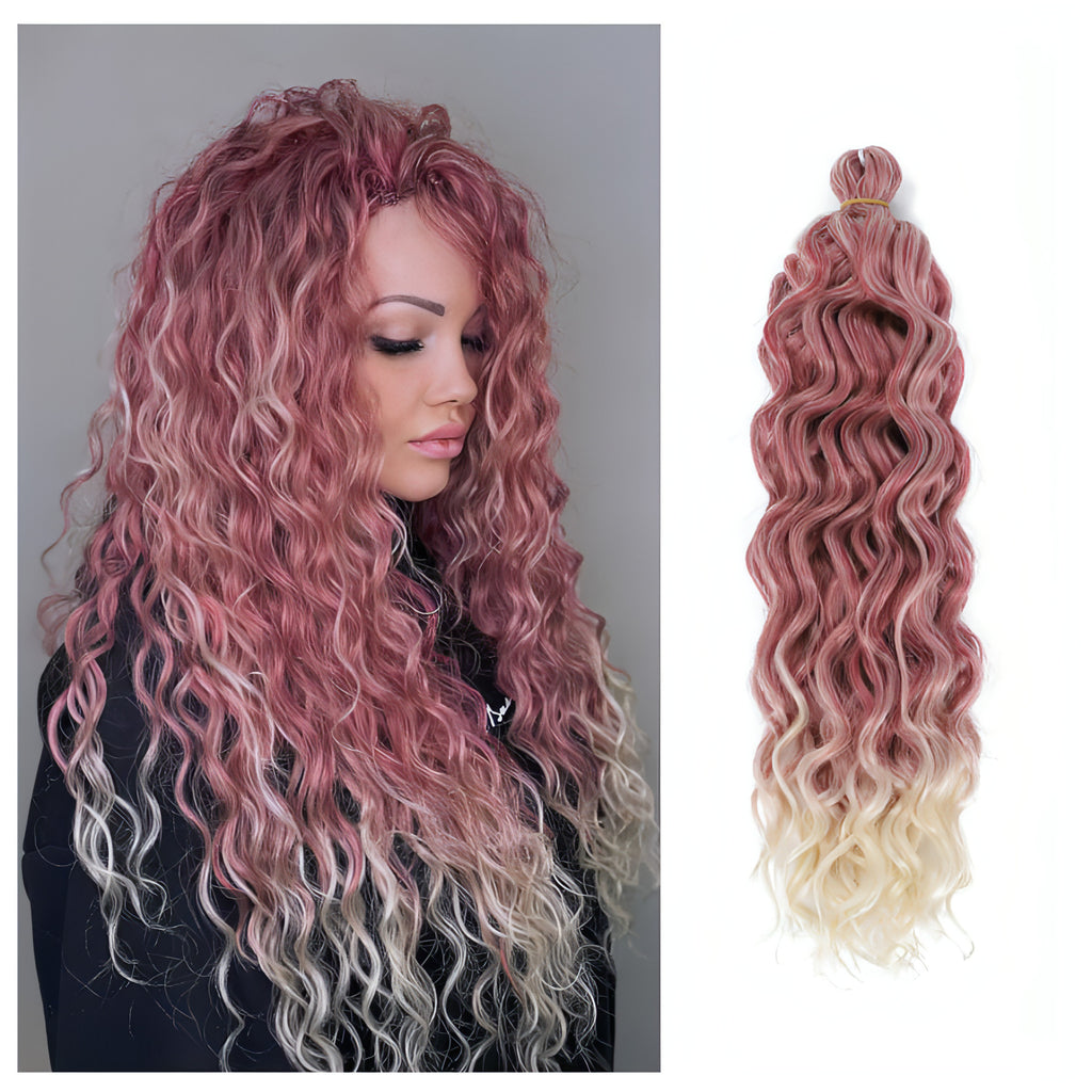 LuxeWaves Hawaii Ocean Wave Crochet Hair