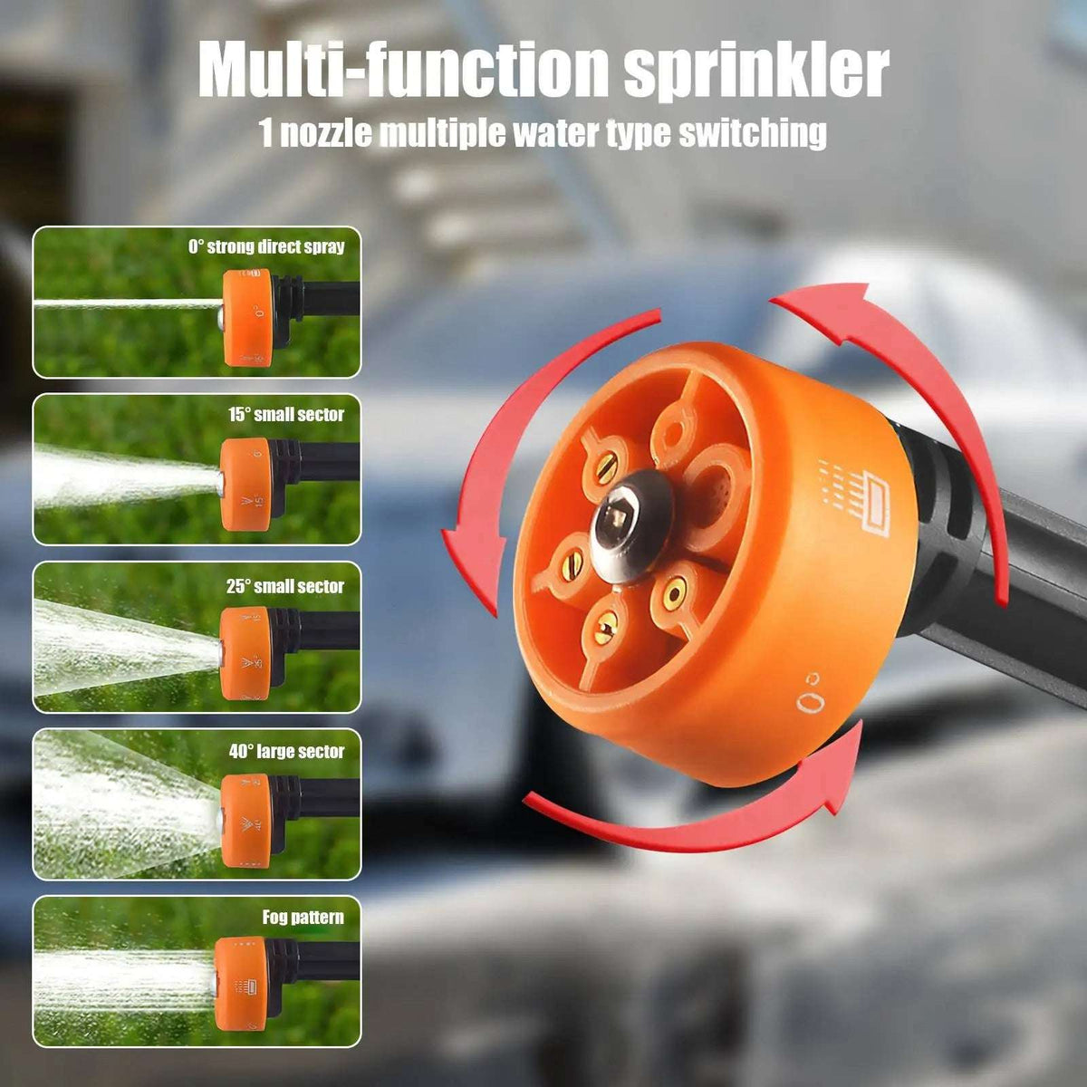 48V Water Gun Spray Cleaner Car Washer, Spain Warehouse Only - WOLFSHUNTER