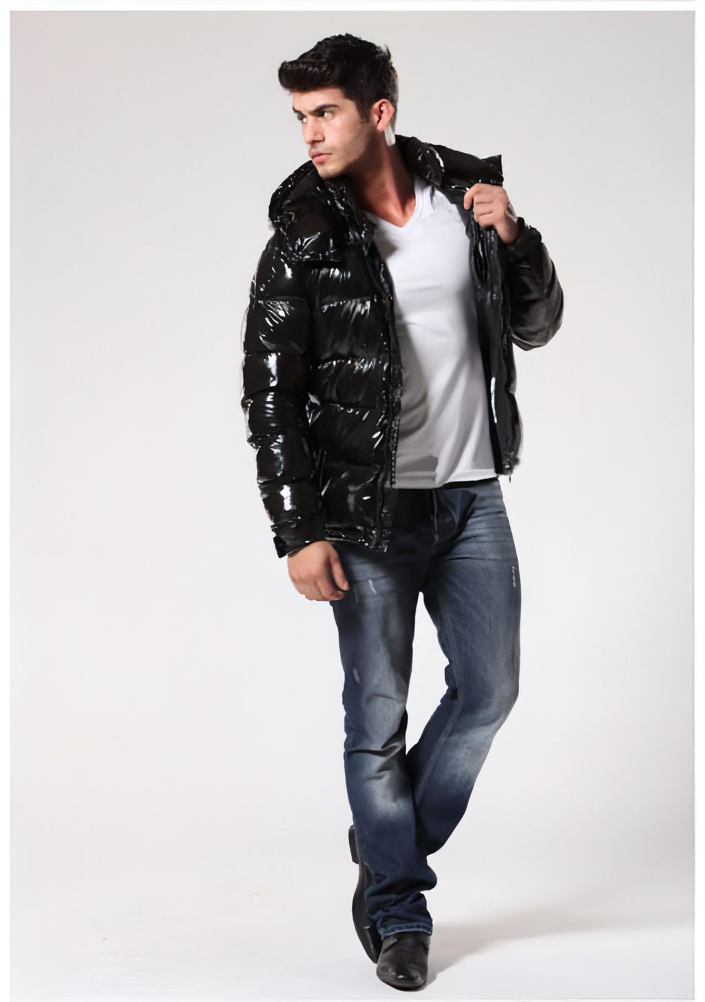 Down Short Mens Thick Warm Jacket