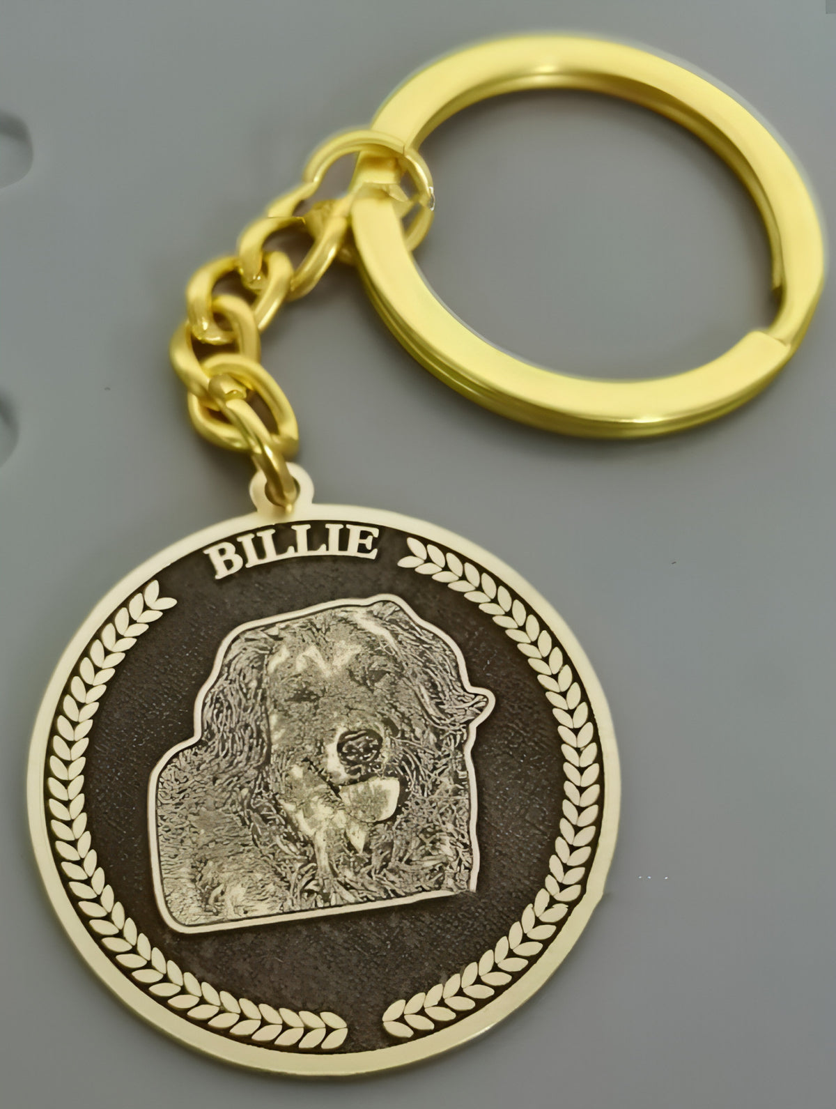 Silver Set Cat And Dog Photo Pet Necklace Name Titanium Steel