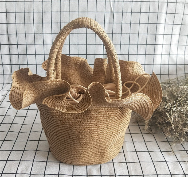 SolunaWeave™ – Flare Hat Basket Bag