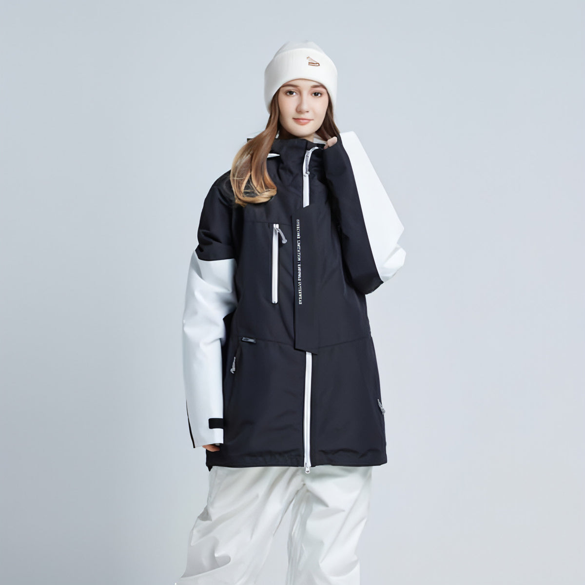 Modische, lockere Hoodie-Jacke mit Fleece-Futter für Damen