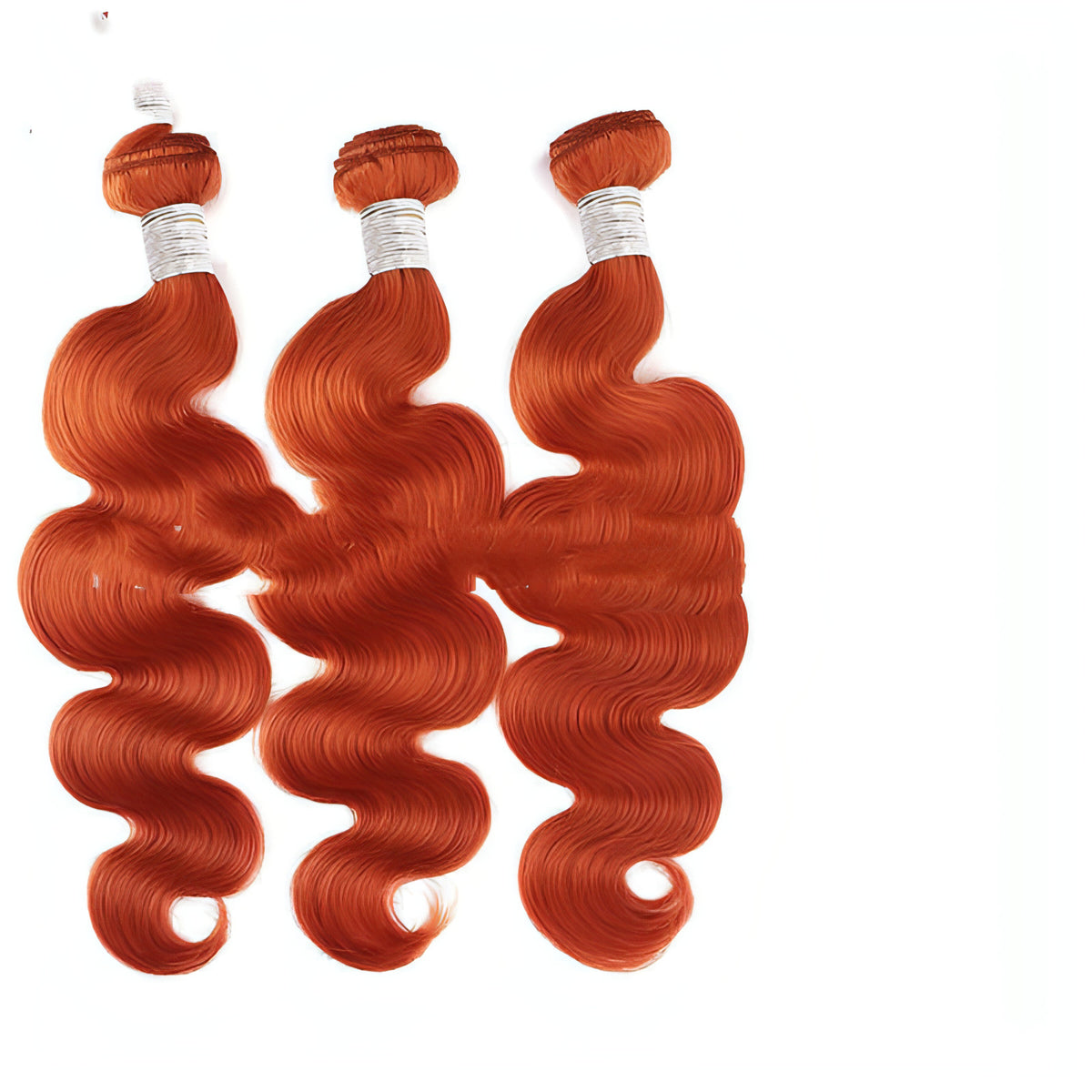 LuxeWave Real Hair Curtain Block Orange