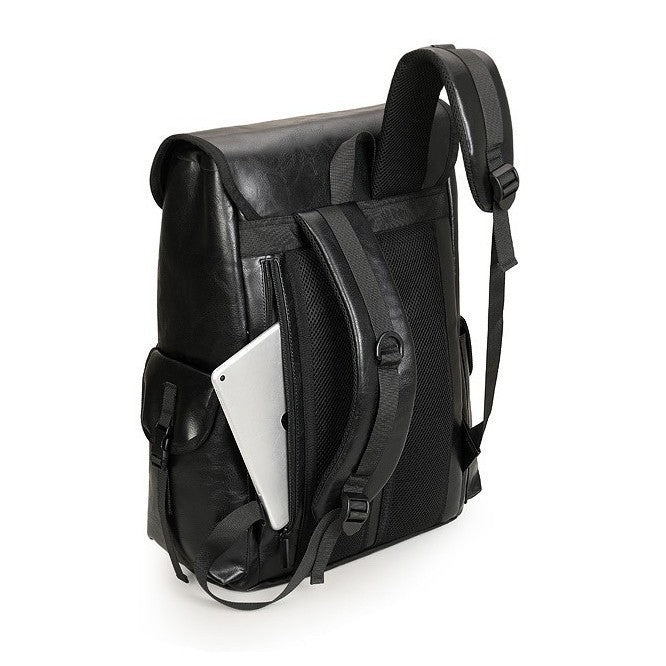 ALLFASHION™ – RollTop UrbanEdge Backpack (PU Leather)