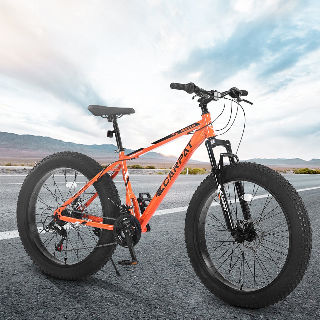 TerraForce™ Ruff-Ryde – 26" Fat Tire Mountain Bike (21-Speed, Full Suspension)