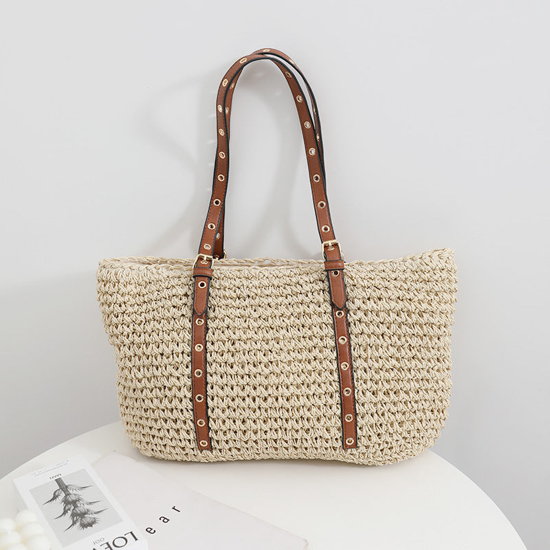 TerraWeave™ Tote – Natural Woven Edition