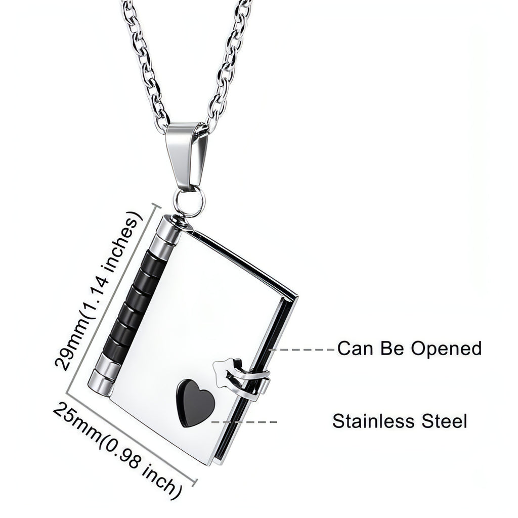 LuxeJewels™ – LoveBook™ Couple Pendant