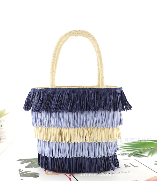 SolunaWeave™ – Fiesta Fringe Tote