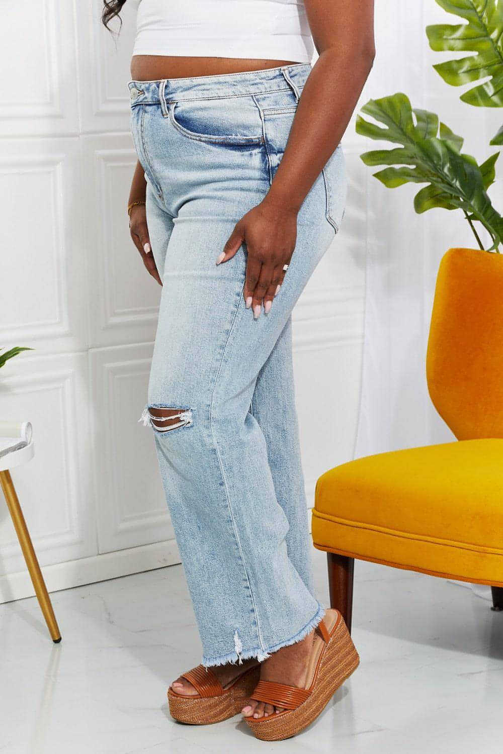 Vervet by Flying Monkey – Allie – Dad-Jeans in voller Größe im 90er-Stil