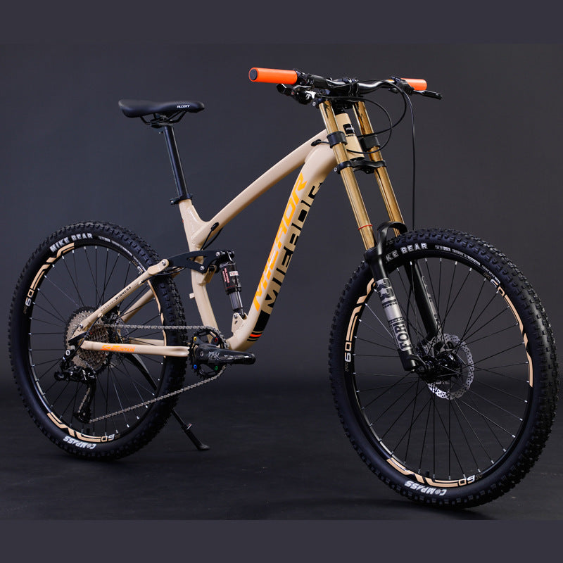 Mieaor™ TrailBlaze Pro – Full Suspension MTB (26/27.5", 11-Speed, Oil Brake, Alloy Frame)