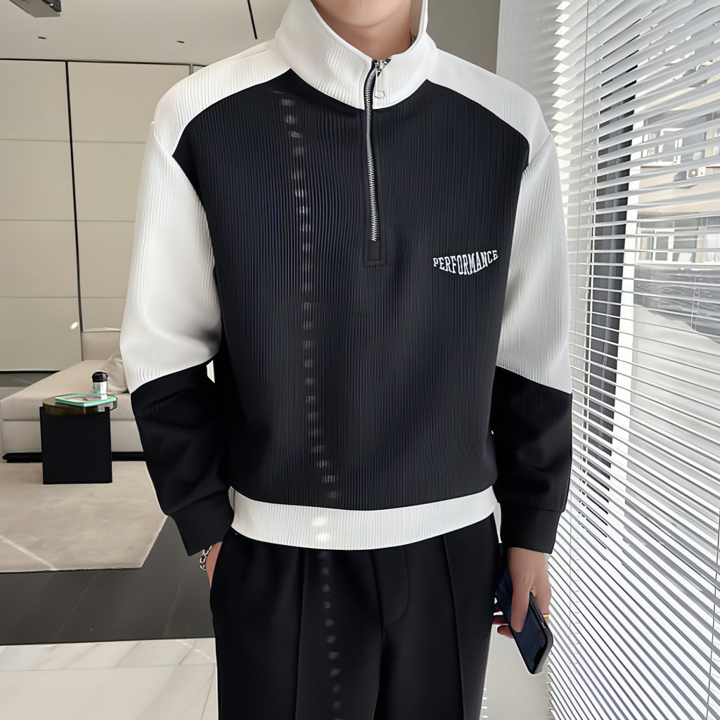 Men's Four Seasons Half-Zip Cotton Jacket