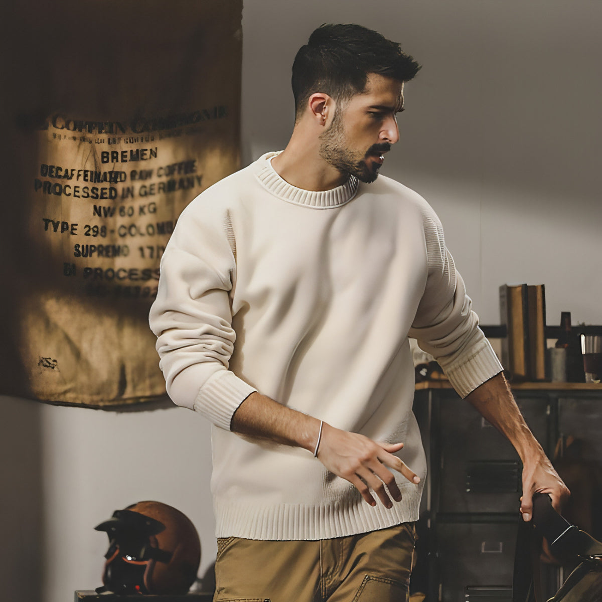 A.1 Herren Inner Wear Base Strickpullover
